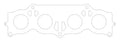 Cometic Scion 2AZFE 2.4L 01-UP Exhaust .030 inch MLS Head Gasket 1.890 inch Round Port