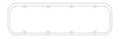 Cometic Chevrolet Gen-1 Small Block V8 .094in Fiber Valve Cover Gasket Splayed Valve Head