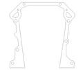 Cometic 65-91 Dodge V8 5.2L R-3 W-2 Timing Cover Gasket Set 0.018in AFM
