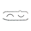 Cometic Chevrolet Gen-1 Small Block V8 .094i Fiber Oil Pan Gasket Kit Right Side Dipstick Thin Front
