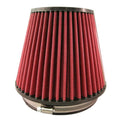 BLOX Racing Performance Filter Kit w/ 3.5inch Velocity Stack Black Filter and 3.5inch Silicone Hose
