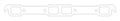 Cometic Chrysler B/RB .064in ArmorCore Exhaust Manifold Gasket Set