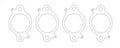 Cometic GM USAC Midget .030in MLS Exhaust Gasket Set - 4 Pieces