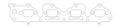 Cometic GM L42/L61/LAT/LE5 Gen-1/2 ECOTEC .030in MLS Exhaust Manifold Gasket