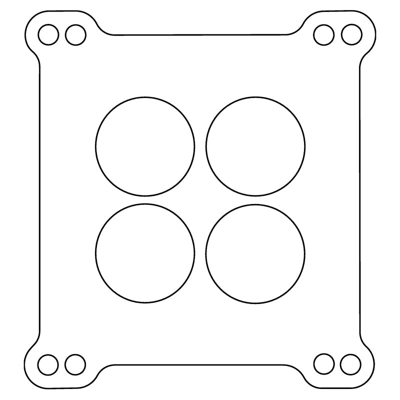 Cometic Carter AFB Holley 4 Barrel .039in Fiber Carburetor Gasket - 4-Hole - Double Drilled