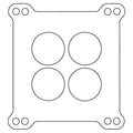 Cometic Carter AFB Holley 4 Barrel .039in Fiber Carburetor Gasket - 4-Hole - Double Drilled