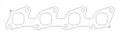 Cometic Nissan KA24DE 91-98 Exhaust .030 inch MLS Head Gasket 1.575 inch SQUARE Port