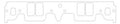 Cometic Chevrolet Gen-1 Small Block V8 .059in CFM-20 Intake Manifold Gasket Set - Brodix WP247 Head