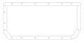 Cometic Chrysler A4 Block .060in AFM Oil Pan Gasket