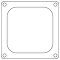Cometic Holley 4500 Dominator Carb Gaskets .060in Fiber - Open Plenum - 10 Pack