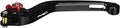 Puig 220NR Black Non-Foldable Clutch Lever with Red Selector