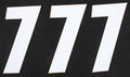 Dcor Individual Numbers 6in. - No.7 - White 45-16-7
