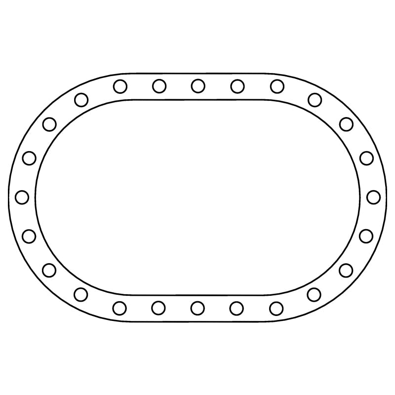 Cometic Fuel Cell .062in Fiber Filler Gasket - 24 Bolt - Oval