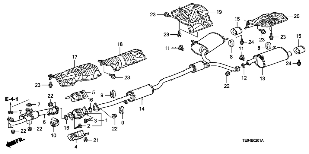 PLM Gaskets For 08+ ACCORD 08+ TL PCD Primary Catalytic Converters to J-Pipe