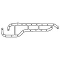 Cometic Ford EAO Cosworth YB .060in AFM Oil Pan Gasket - Pan Rails Only