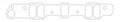 Cometic Pontiac V8 .060in Fiber Intake Manifold Gasket Set - 1.141in x 2.063in Rectangle Port