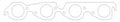 Cometic Chevy Mark-IV GM Gen-V/VI BB V8 .064in ArmorCore Exhaust Mani Gasket Set-2.015in Round Port