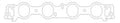 Cometic Ford 385 Series V8 .060in Fiber Intake Manifold Gasket Set - 2.240in x 2.613in Oval Port