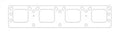 Cometic Chrysler Gen-2 Hemi .030in MLS Exhaust Manifold Gasket Set