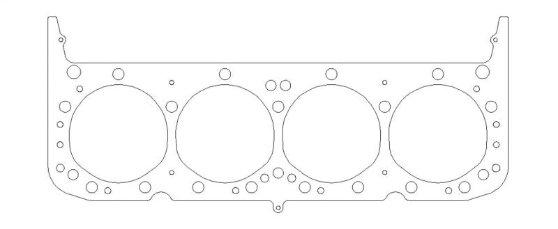 Cometic 62-69 Chevrolet V8 5.3L Small Block 4.060in Bore .032in MLS Head Gasket (w/Valve Pockets)