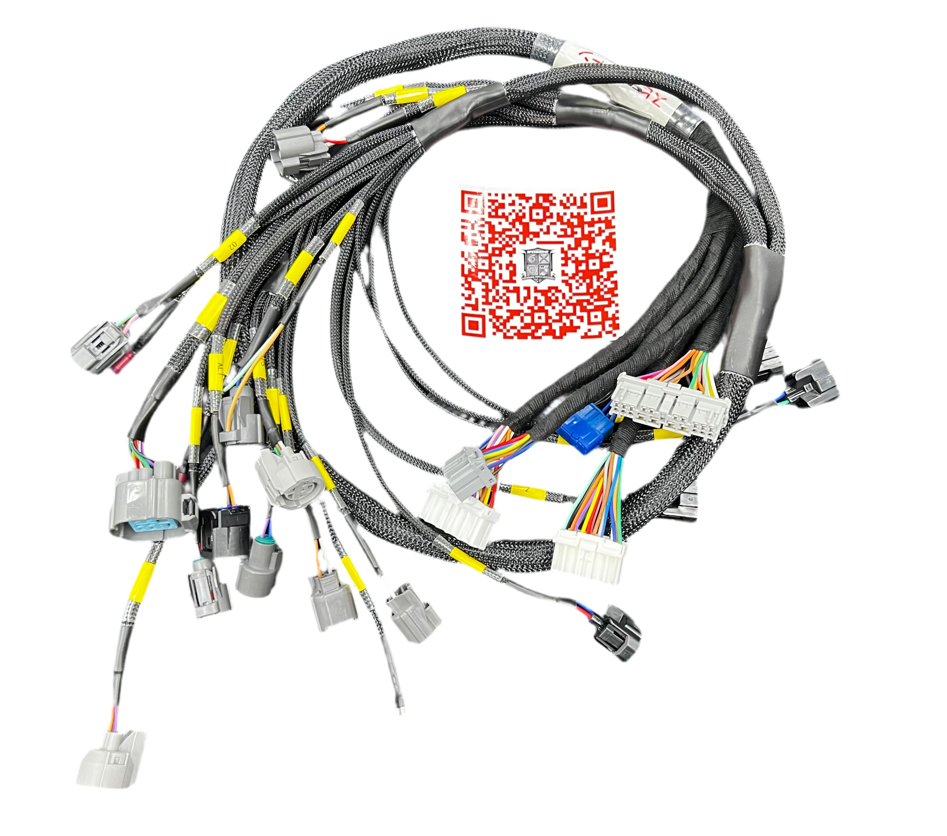 SPDZ1 OBD2 Budget D & B-Series Tucked Engine Harness Civic Integra B18/B16/D16/D15