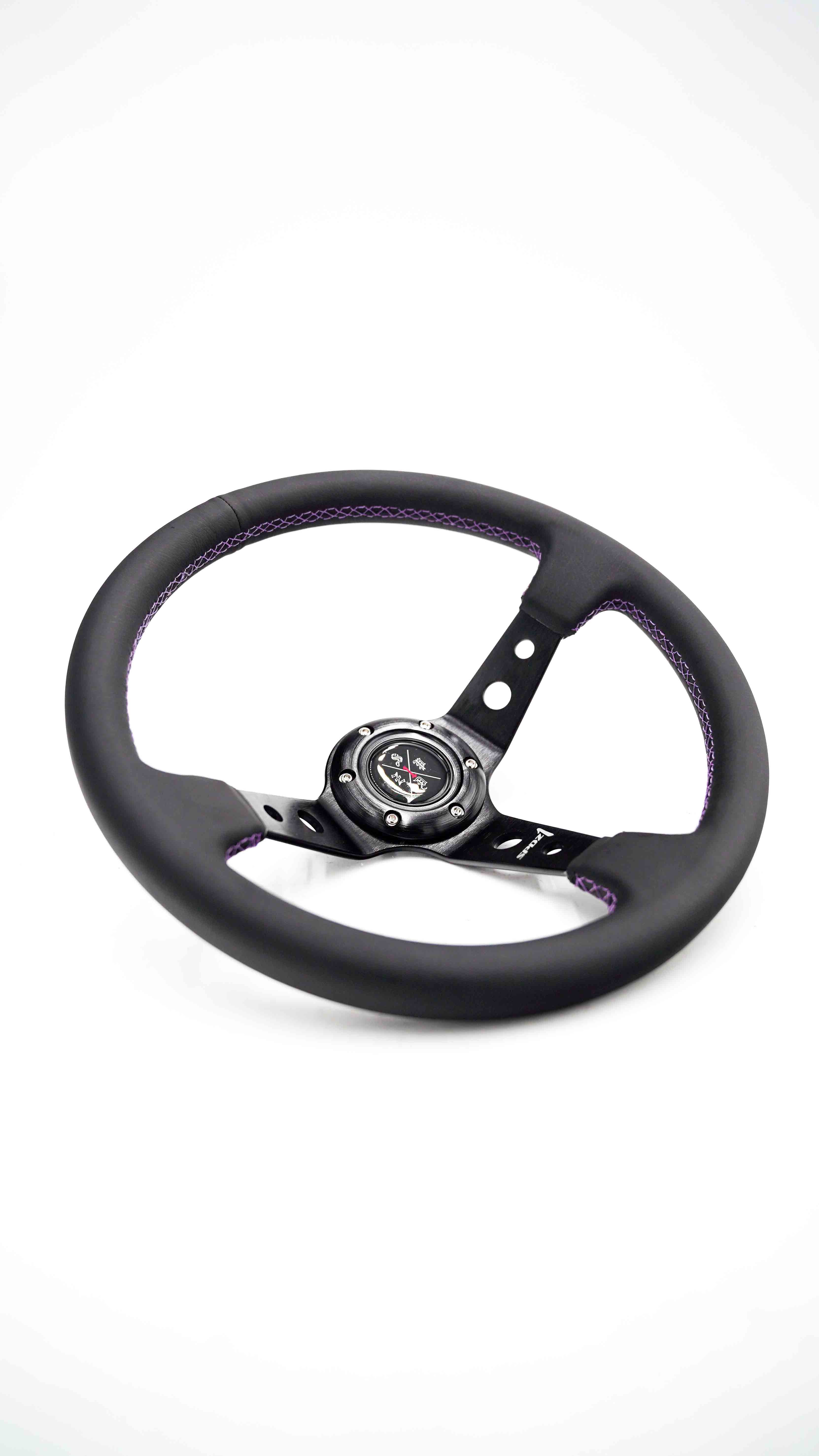 SPDZ1 Purple Lined Steering Wheel