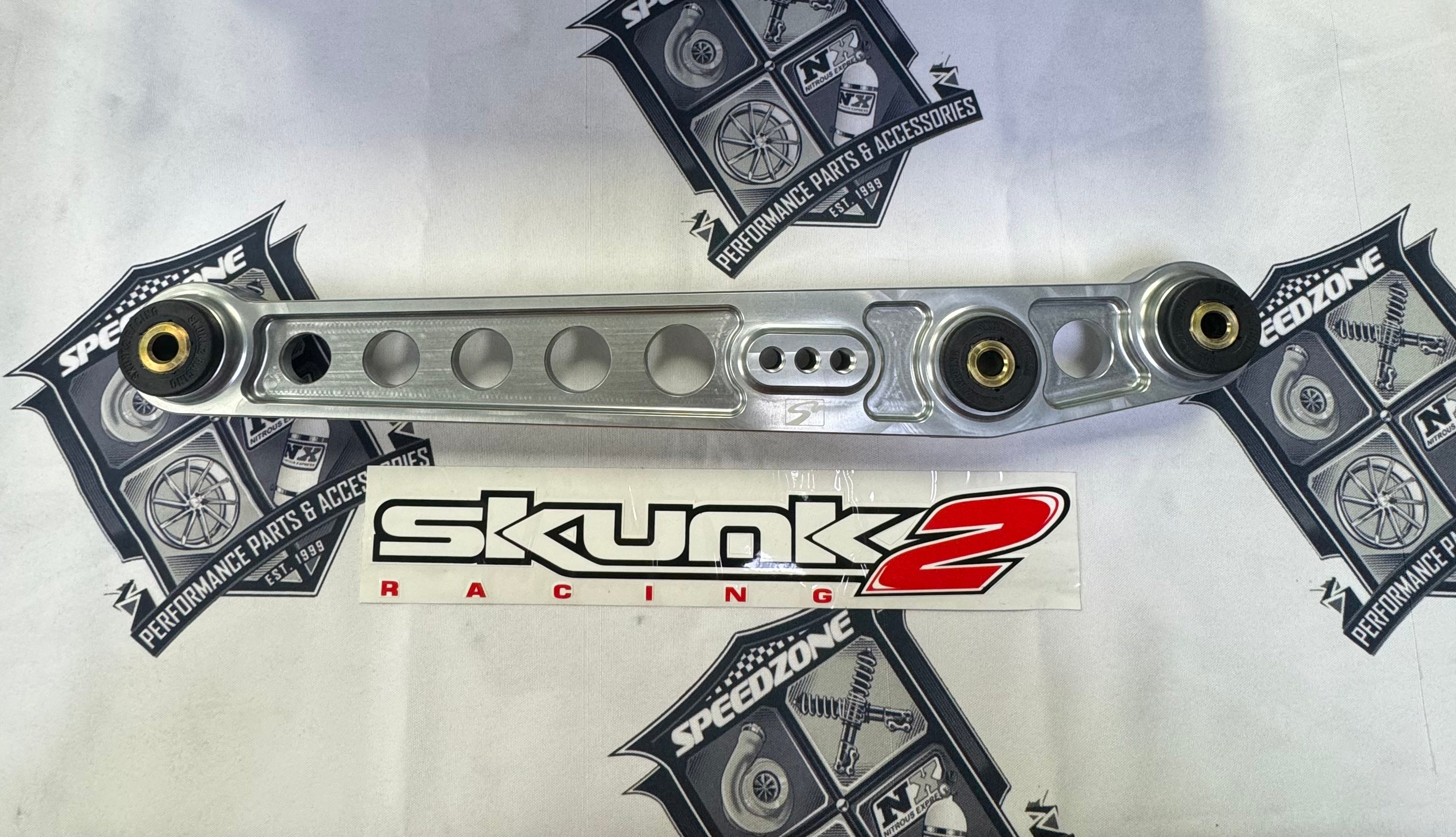 SKUNK2 REAR LOWER CONTROL ARM, PAIR, Silver, 1996-2000 HONDA CIVIC