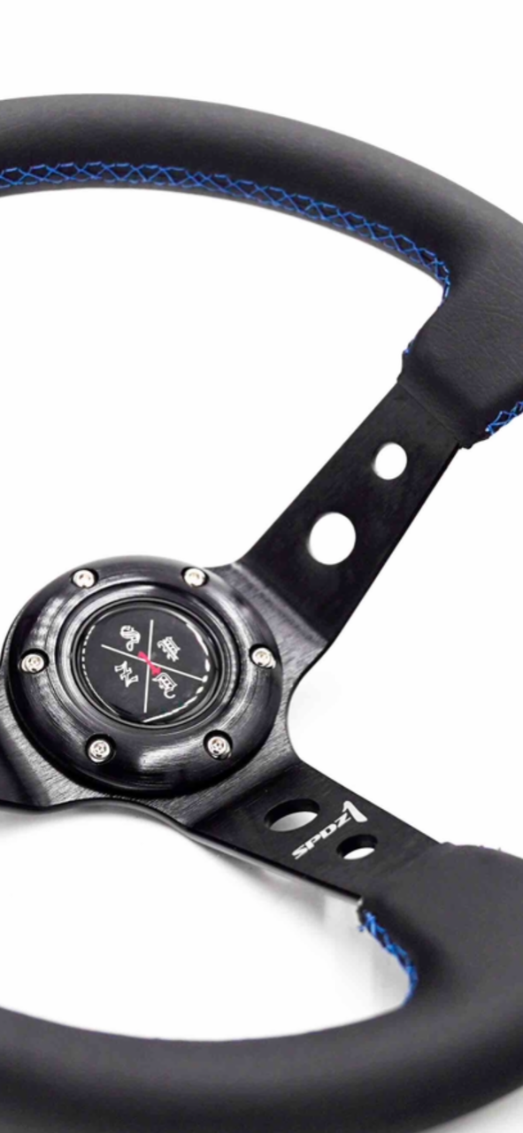 SPDZ1 Blue Lined Steering Wheel