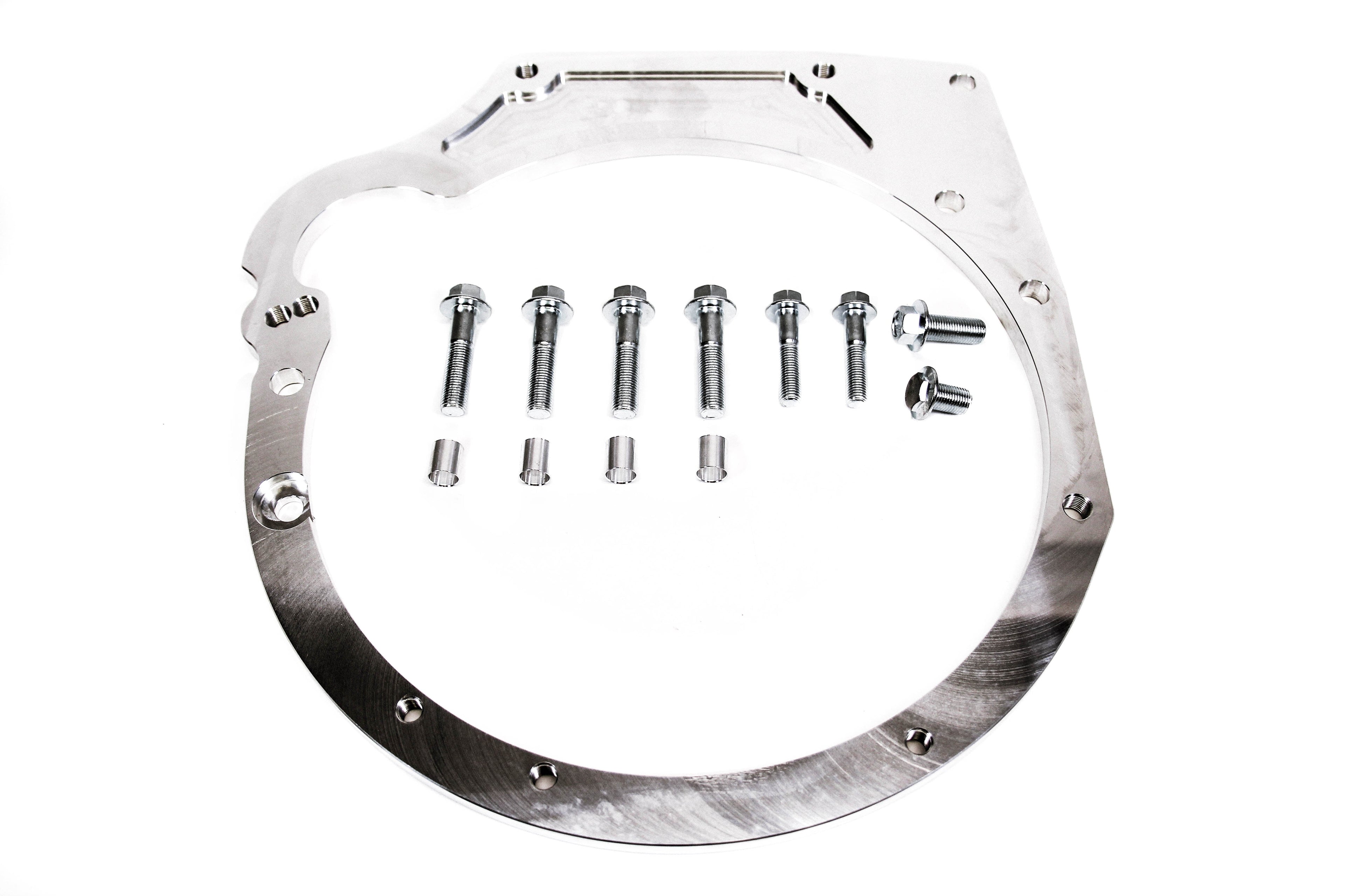 Precision Works K2F Adapter Plate V2 with Hardware & Clutch Masters Flywheel