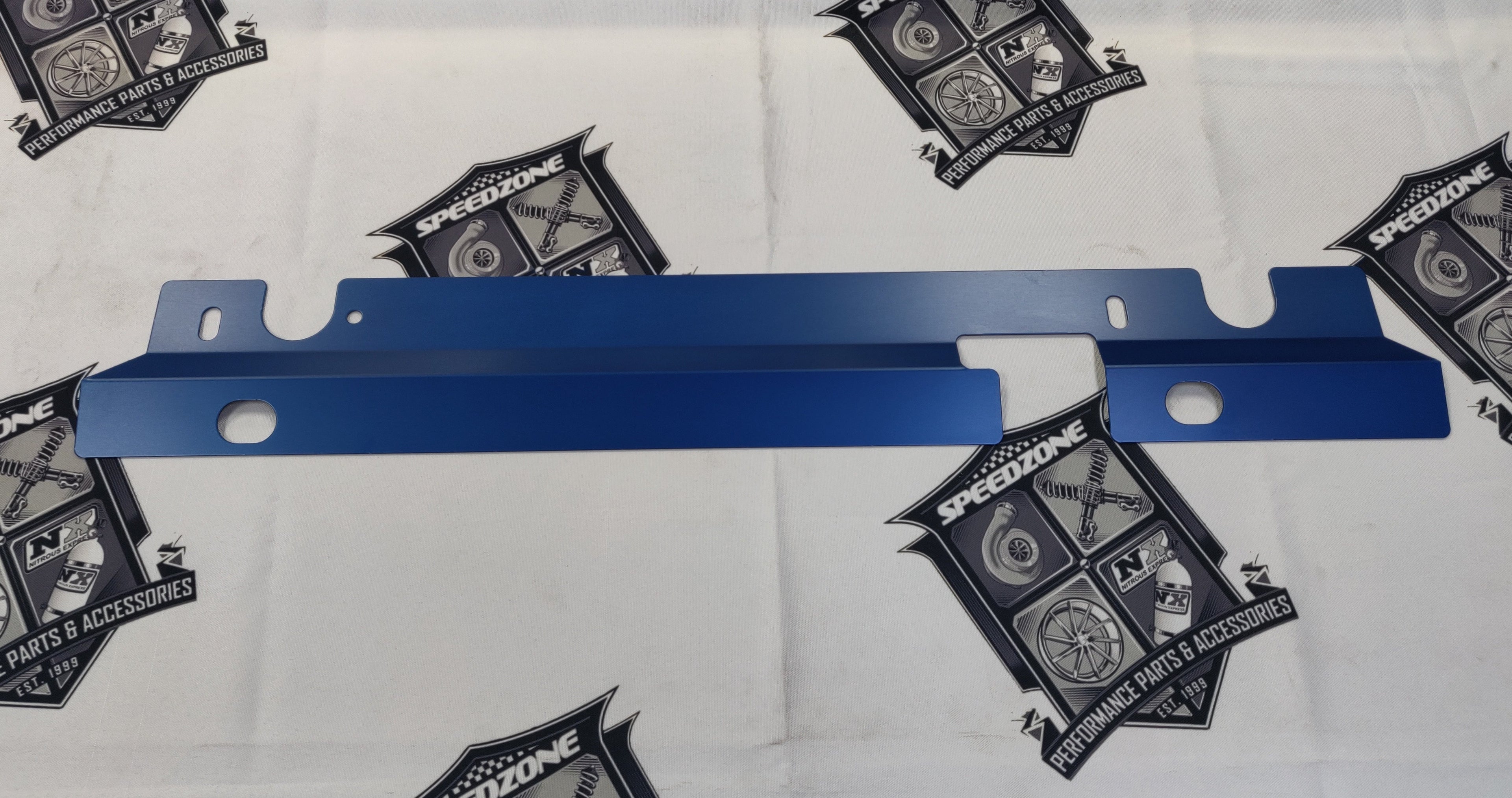 Exedium Racing Subaru Impreza 92-00 radiator plate blue - Papi’s Parts LLC