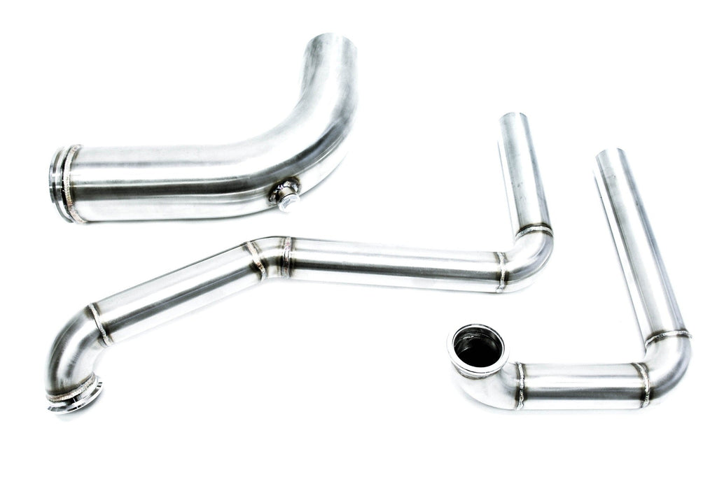 PLM K-Series Hood Exit Up-Pipe & Dump Tube for Top Mount Turbo Manifold (Copy)