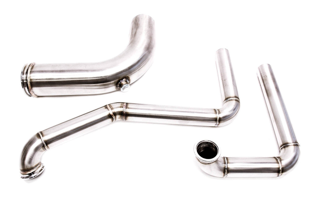 PLM K-Series Hood Exit Up-Pipe & Dump Tube for Top Mount Turbo Manifold (Copy)