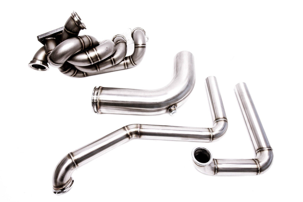 PLM K-Series Hood Exit Up-Pipe & Dump Tube for Top Mount Turbo Manifold (Copy)
