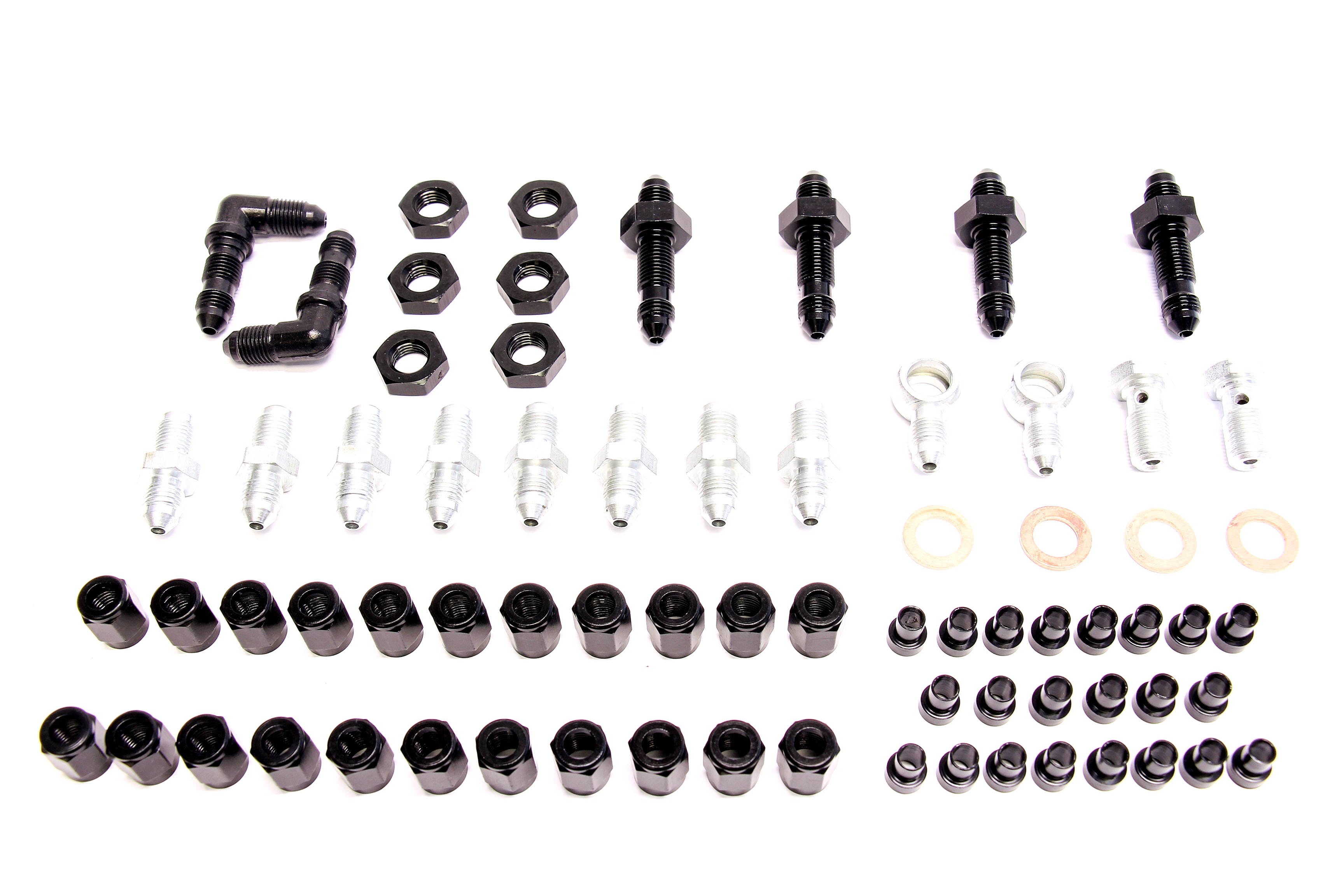 Precision Works Brake Line Tuck Kit Fittings Honda 88-00 Civic 90-01 Integra