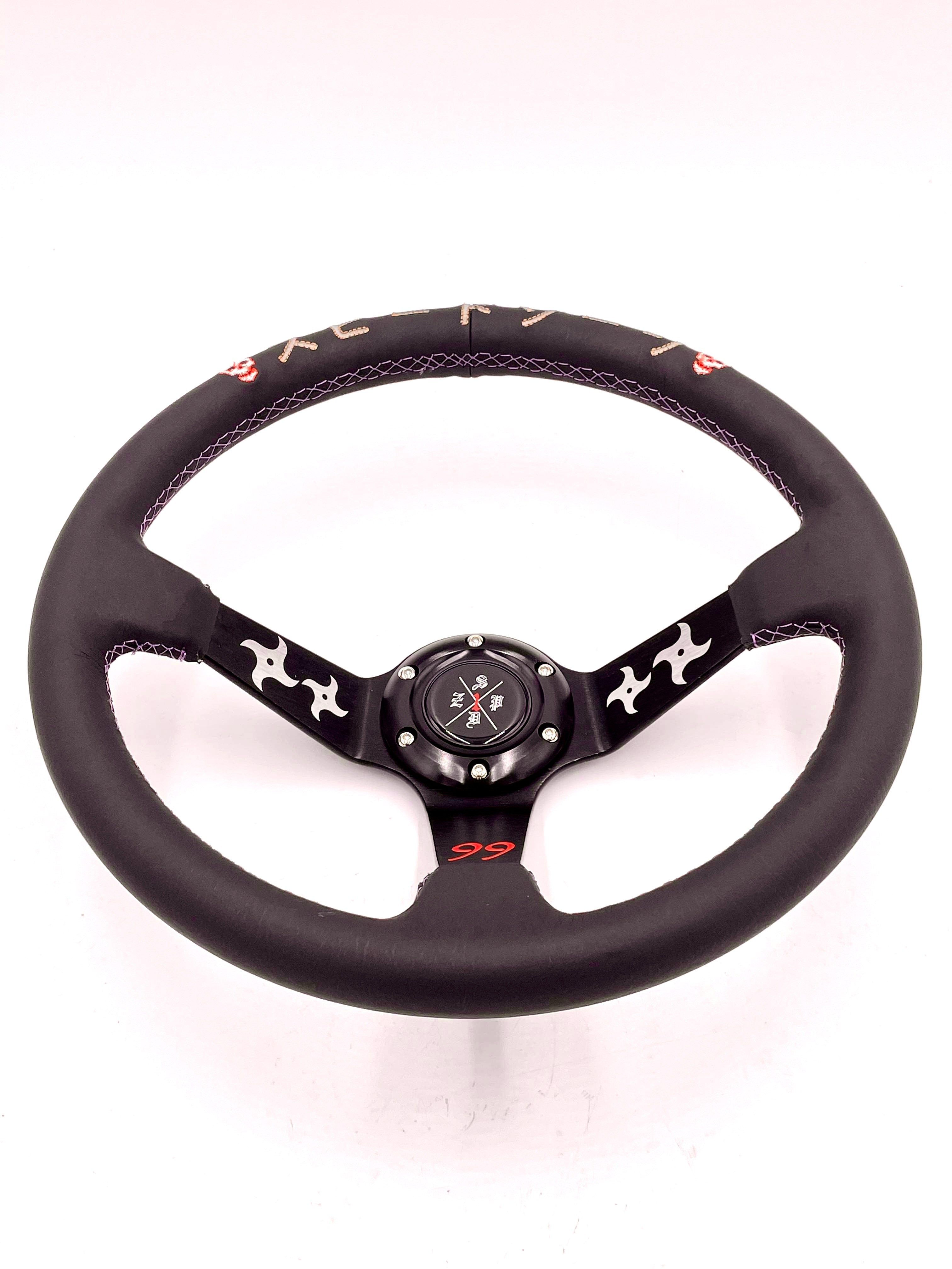 SPDZ1 “The Ninja” (Black) Steering Wheel – Deep Dish