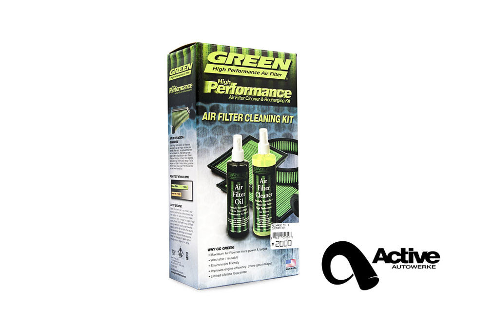 Green Filter Cleaning Kit & Recharge Oil | E60 535 (N54 N55) E82 135 E9X 335 M3 - Papi’s Parts LLC