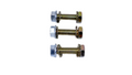 PLM Exhaust Downpipe Header Hardware Kit - Bolts Nuts Washers