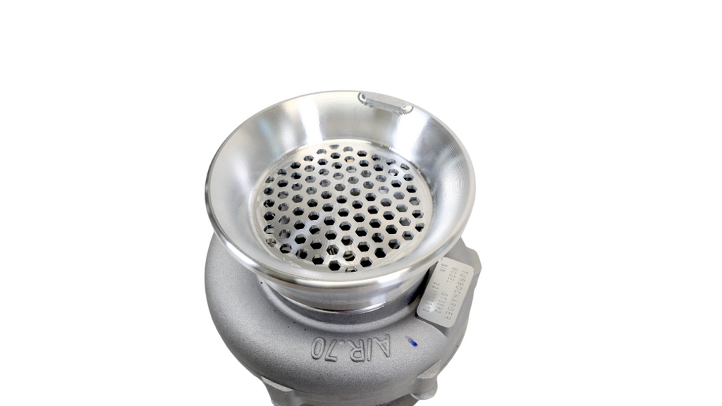 PLM Billet Turbo Shield Guard Velocity Stack Screen Filter
