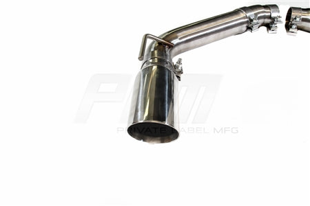 PLM Axle Back Exhaust Muffler Delete - Chevy Camaro V8 2010 - 2015 Stainless Steel (Copy)
