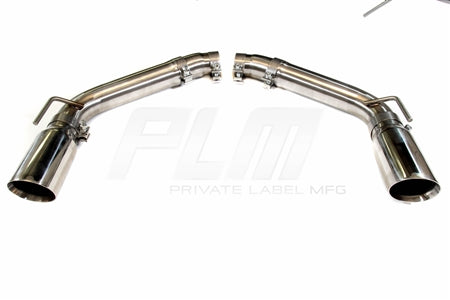 PLM Axle Back Exhaust Muffler Delete - Chevy Camaro V8 2010 - 2015 Stainless Steel (Copy)