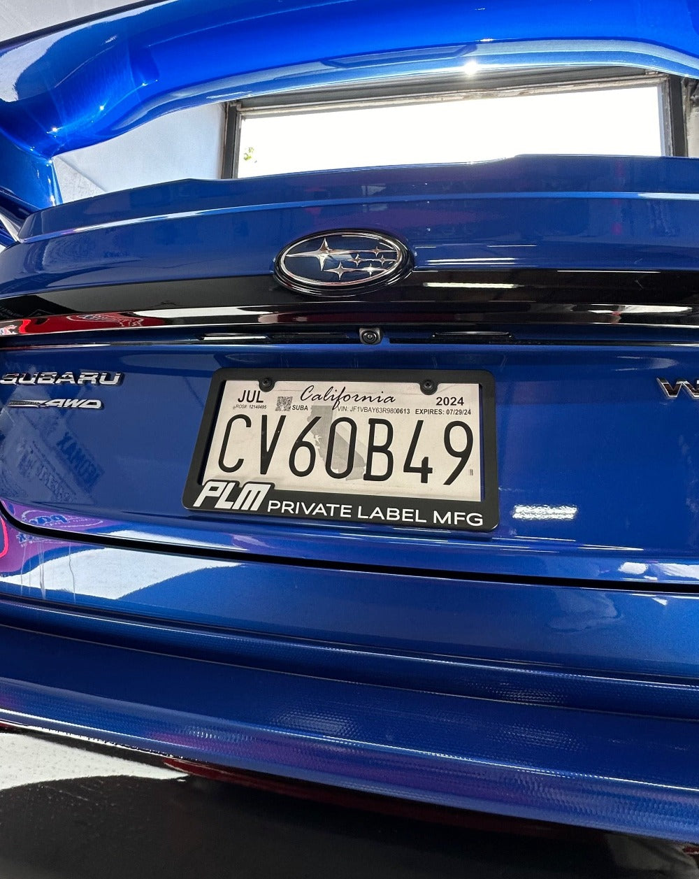 PLM-LIC-PLT-FRAME