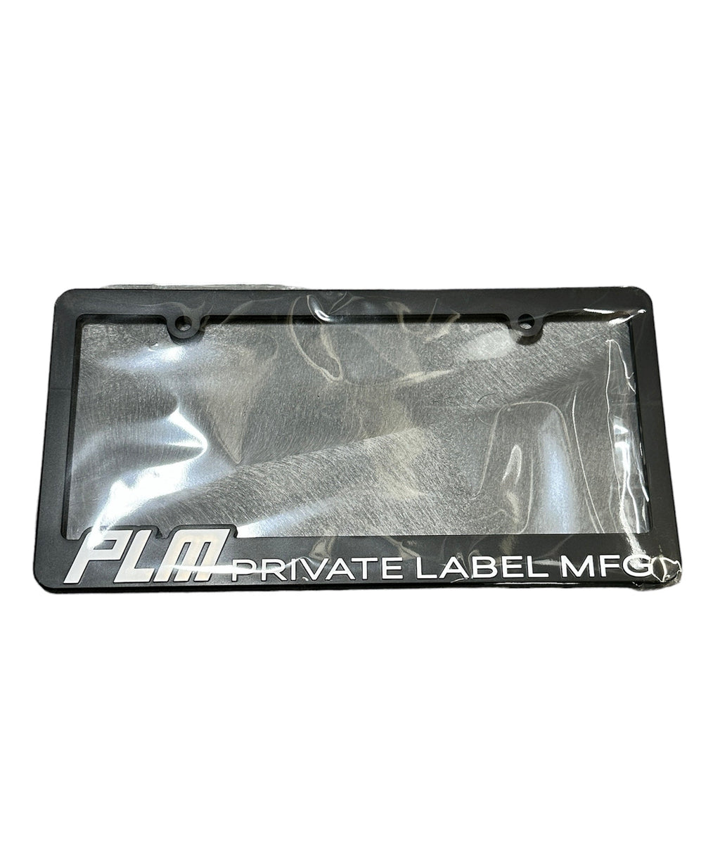 PLM PRIVATE LABEL MFG License Plate Frame (Copy)