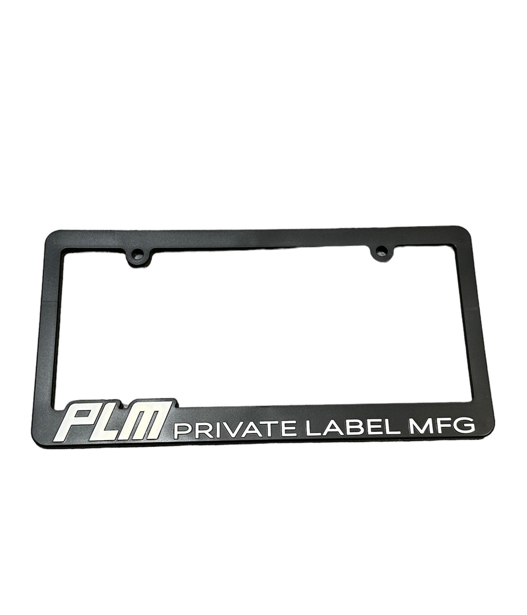 PLM PRIVATE LABEL MFG License Plate Frame (Copy)