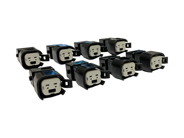 SPDZ1 EV1 to EV6 Fuel Injector Connector Adapter – Plug & Play Harness Conversion (8 Pack)