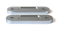 BLOX Honda S2000 Racing Front 12mm Thin Spacer Bump Steer Kit - Silver (Lowered 1in and more)