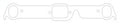 Cometic Pontiac 326-455 V8 .064in ArmorCore Exhaust Manifold Gasket Set