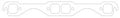Cometic Chevrolet Gen-1 Small Block V8 .064in ArmorCore Exhaust Manifold Gasket Set - 23 Degree Head