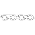 Cometic Chevy Gen-4 Big Block V8 .060in HTS Exhaust Manifold Gasket - 2.250in Round Port - 20 Pack