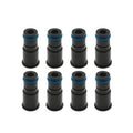 BLOX Racing 11mm Adapter Top (1in) w/Viton O-Ring & Retaining Clip (Set of 8)
