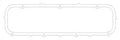 Cometic Ford 385 Series V8 .188in Fiber Valve Cover Gasket